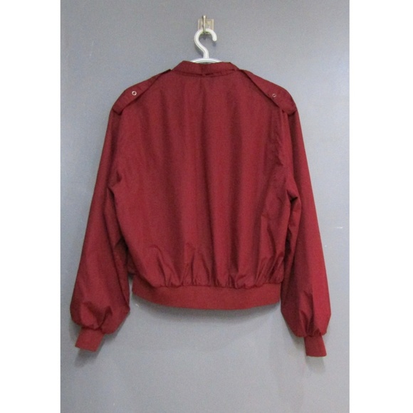 ⚜️HP⚜️ Vtg Members Only Wine Windbreaker Bomber 46 - Picture 3 of 5